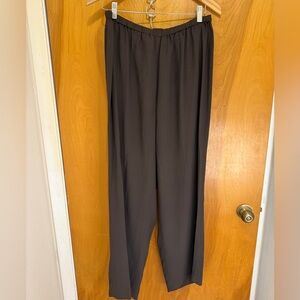 Eileen Fisher Women's chocolate Wide Leg Pants